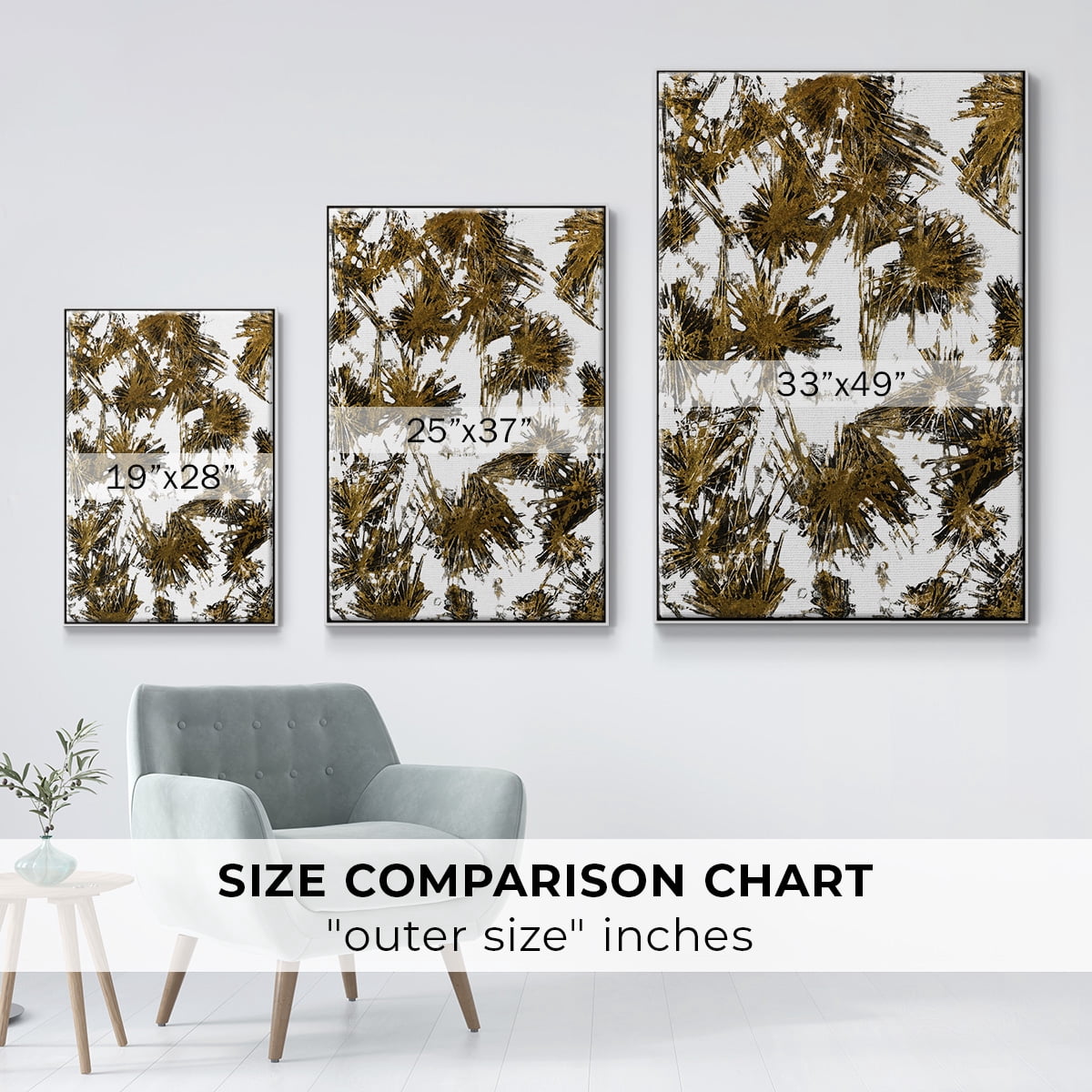 Fireworks Framed Premium Gallery Wrapped Canvas - Ready to Hang - 17 x 25 - White Floating Frame