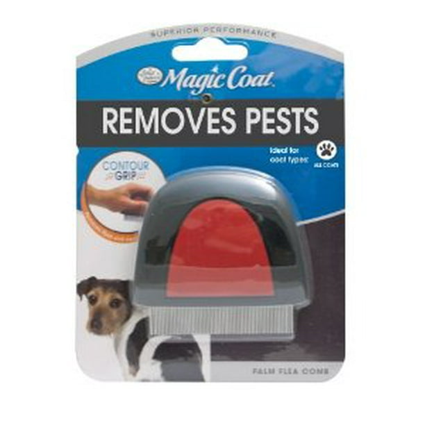 Four Paws Magic Coat Dog Grooming Flea Comb MultiColored