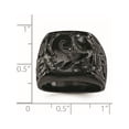 thumbnail image 6 of Titanium Black Ti Casted Design Signet Ring, 6 of 6