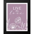 thumbnail image 2 of Allen, Kimberly 12x14 Black Modern Framed Museum Art Print Titled - Live in Love, 2 of 5