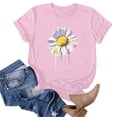 thumbnail image 5 of Rezuofi 2 Pcs Womens Lover Printed Tshirt Graphic Tees Crew Neck Summer Short Sleeve Loose Fit Tops, 5 of 5