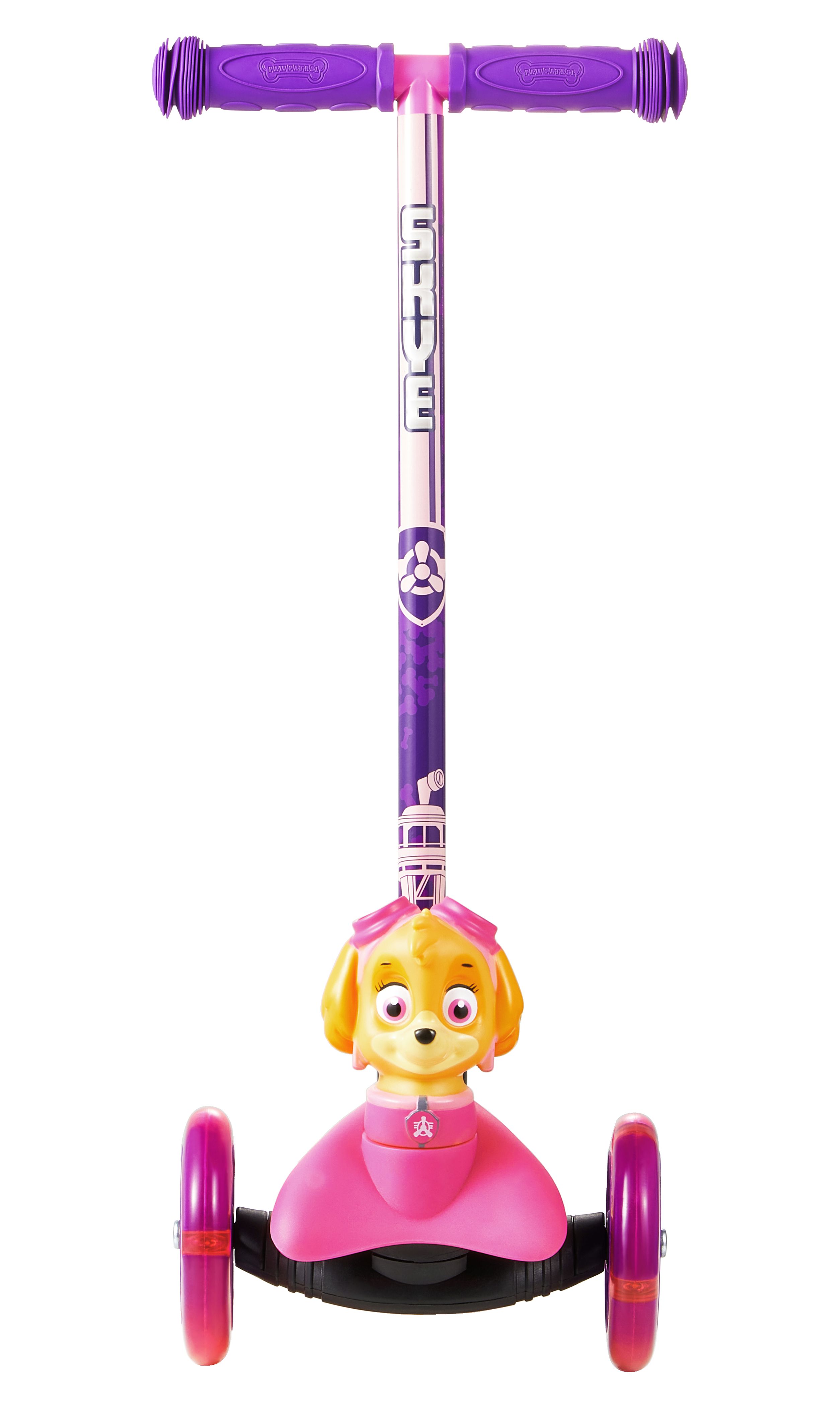 PAW Patrol Skye Ride-N-Glide 3-Wheel Kids Scooter, Pink photo 2