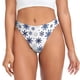 thumbnail image 1 of Balery blue Snowflake Prints Tangas de Algodón para Mujer con Estampado – Ropa Interior Sexy, Transpirable, G-string-3X-Large, 1 of 6
