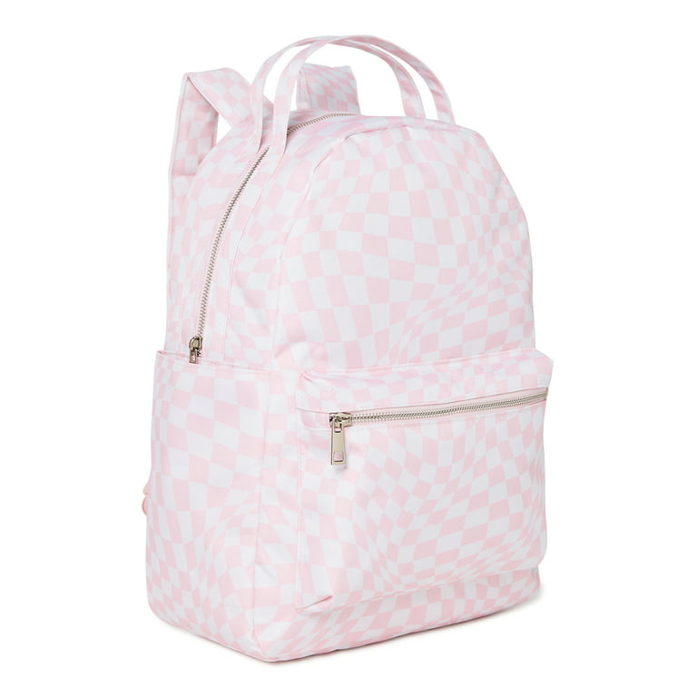 No Boundaries Women's Dome Backpack Pink Starlight Checker 