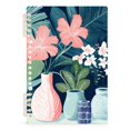 thumbnail image 7 of FORMRS 1-Subject Spiral Notebook 8" x 5" College Ruled 60 Refillable Sheet A5 Hard Cover, 2 Pack, Pink Flowers, 7 of 7