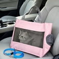 thumbnail image 6 of Pet Tote Carrier Bag with Head Opening, Breathable Mesh Window Cat Dog Travel Bag for Small Pets, Portable Carrying Bag for Outdoor Use, 6 of 6