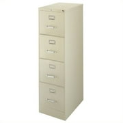 25" Deep 4 Drawer Vertical File Cabinet in Putty