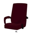thumbnail image 3 of ZheElen Comfortable Chair Cover Easy To Install And Remove Universal Size Easy To Care Wine Red XL, 3 of 6