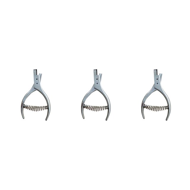 Naiovety Metal 45N Pattern Notcher Portable Professional Nonslip Anti-rust DIY Punch Garment Anti-corrosive Sewing Pliers Hole Tailor Type1 NO1
