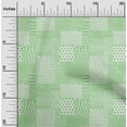 thumbnail image 2 of oneOone Cotton Silk Light Green Fabric Geometrical Craft Projects Decor Fabric Printed By The Yard 42 Inch Wide, 2 of 4