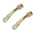 thumbnail image 2 of 4 Pcs 135 Degree Angle Air Tyre Valve Extension Adaptor Long Shank for Motorcycle Cars, 2 of 8