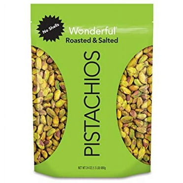 Wonderful Pistachios No Shells Roasted Salted 24 Ounce Resealable Bag