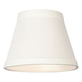 thumbnail image 4 of Springcrest Set of 6 Empire Chandelier Lamp Shades Cream Small 3" Top x 5" Bottom x 4" High Candelabra Clip-On Fitting, 4 of 6