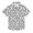 Gray Line Geometric, variant on Small Short Sleeve Button Down Shirts Black Shark Silhouettes Casual Shirt 3-10 Years