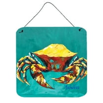 Carolines Treasures MW1322DS66 Crab Tunnel Wall or Door Hanging Prints 6x6 multicolor