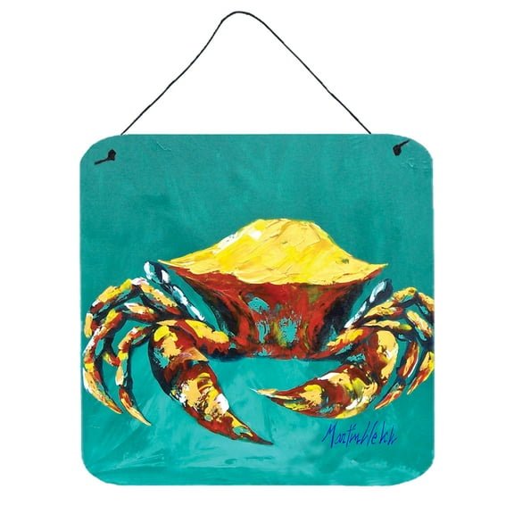 Carolines Treasures MW1322DS66 Crab Tunnel Wall or Door Hanging Prints 6x6 multicolor