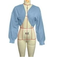thumbnail image 4 of Women's Cropped Zip-Up Hooded Active Jacket - Lightweight Breathable Gym & Casual Wear, 4 of 6