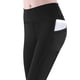 thumbnail image 5 of Amzcrzy Leggings Yoga Niñas 4 A 13 Años Cintura Alta Deportivos Cómodos Elásticos Control Abdomen Suaves Tacto Agradable Con Bolsillos Correr Ejercicio Negro, 5 of 8