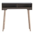 thumbnail image 4 of Furniture of America Keller 2-Shelf Console Table, Walnut, 4 of 7