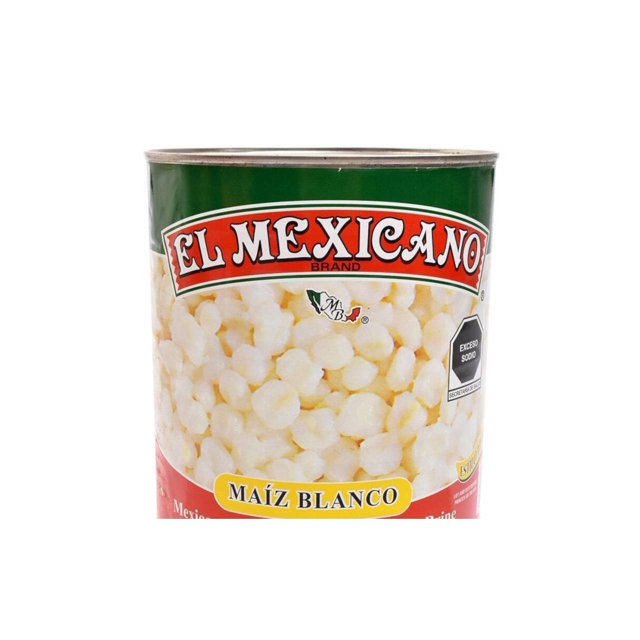 Pack de 12 Maíz Pozolero El Mexicano lata de 822 gr El Mexicano 822 gr