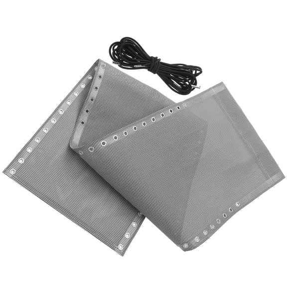 ETHZZLE Folding Chair Replacement Fabric Grey Breathable Easy Clean for Patio Loungers