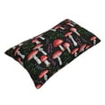 thumbnail image 3 of Kll Red Mushrooms Pillow Covers Envelope Closure,Super Soft And Cozy Fuzzy Fleece Pillow Case Cover 14"X20", 3 of 9