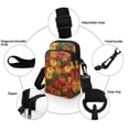 thumbnail image 5 of HELLHERO Sling Bag Pumpkins Maple Leaves Lightweight Travel Crossbody Purse for Men, Women, 5 of 7