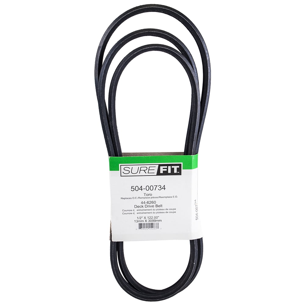 1/2" x 122" Deck Drive Belt Toro Groundsmaster 200 Series 52" 60" 72