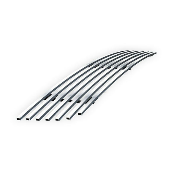 APS Compatible with Lincoln Navigator 2003-2004 Lower Bumper Stainless Steel 8x6 Billet Front Grill Grille Insert L66545C