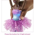 thumbnail image 6 of Barbie Dreamtopia Twinkle Lights Ballerina Doll, Brunette with Light-Up Feature Wearing Removable Headband & Tutu, 6 of 8