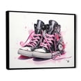thumbnail image 2 of Designart "Stylish Sneakers Obsession" Fashion Floater Framed Wall Art Print, 2 of 7