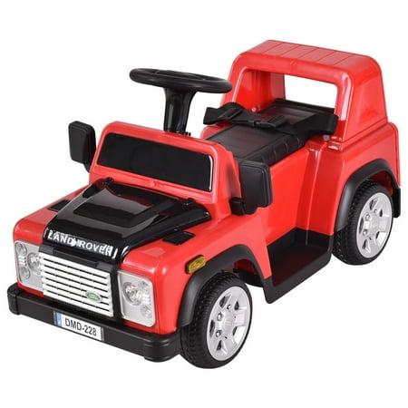 Costway Land Rover Defender Kids Ride On Car 6V Electric Battery