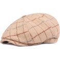 thumbnail image 6 of CoCopeaunts Plaid Octagonal Newsboy Cap Beret Cap Autumn Winter Hat Vintage Artist Painter Hat Men Women Flat Cap Berets Men, 6 of 8