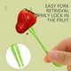 thumbnail image 5 of Juego de tenedores de fruta desechables de plástico con dos dientes para postre y fruta, 5 of 6
