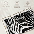 thumbnail image 6 of Elephant Stock Zebra Eye Wall Art - Horizontal Multi Panel Canvas - Living Room Wall Decor - Animal Multi Panel - Black And White Decor - 74" x 48", 6 of 8