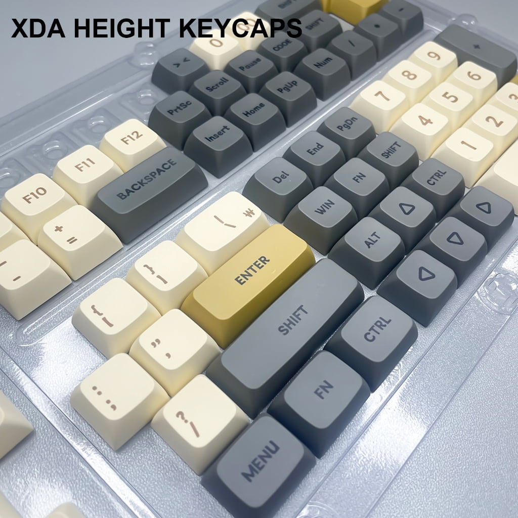 Customizable Korean Keycaps for 61/64/68/75//98/104/108 Mechanical Keyboards Easy Installation Keycaps