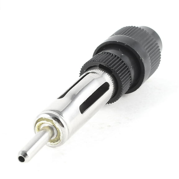 REGALWOVEN Car Stereo Radio Aerial Antenna Connector, Coaxial DIN, Black/Silver