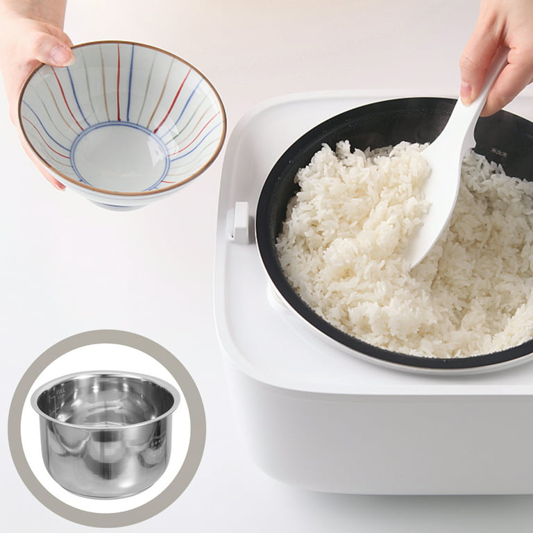 Healeved Rice Cooker 10 Cup Rice Cooker Inner Pot Rice Cooker Replace Liner  Nonstick Cooking Pot Inner，4.5Qt Rice Cooker Inner