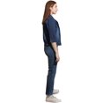 thumbnail image 4 of loveimgs Veste en Jean Courte Décontractée pour Femmes à Manches 3/4 avec Boutons Veste Courte de Moto, 4 of 8