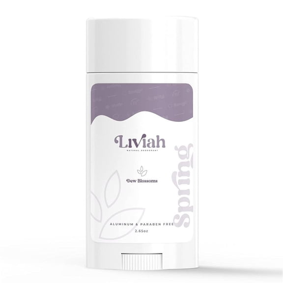 Natural Deodorant for Women, Men & For All Ages - 2.65oz Deodorant Dew Blossom Seasonal Scent, Paraben & Aluminum Free Deodorant for Gentle Underarm Care & 24-Hour Odor Protection