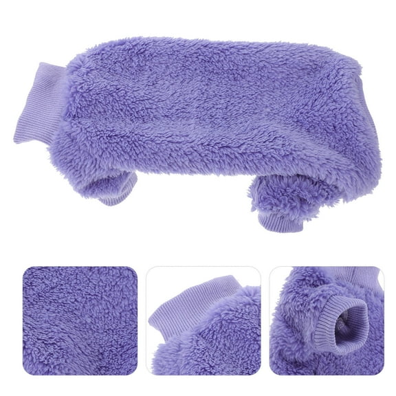 PAMINGONO 1Pcs Sphynx Cat Apparel Turtleneck Sweater Fleece Warmth Photogenic Winter Season