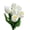 White, variant on Set of 6 Real Touch Artificial Tulip Stems, 20 inches Tall