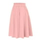 thumbnail image 4 of Ketyyh-chn99 Mini Skirts for Women Jean Skirts for Women Women's High Waist Pleated A-Line Swing Skirt Pink,S, 4 of 4