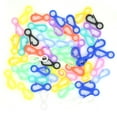 thumbnail image 6 of Plastic Key Chain Clip Hooks,  Toys Key Rings Snap Hooks For   Crafts  For Home For Family Mixed Color 50Pcs, 6 of 8