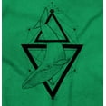 thumbnail image 2 of Triangle Whale Symbolic Spirit Animal Long Sleeve TShirt Men Women Brisco Brands L, 2 of 6