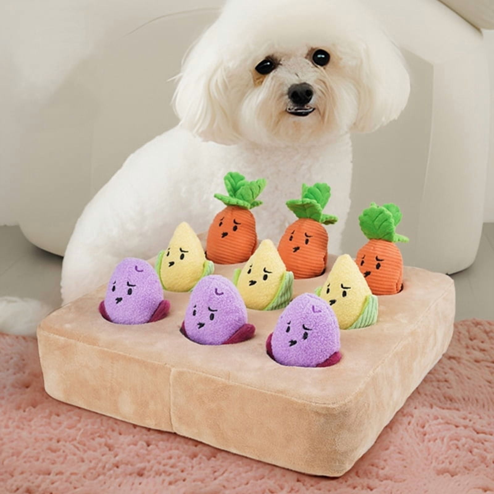 Dog Enrichment Puzzle Antiskid Noseworks Feed Game Dog Sniffing Training Toy