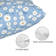 thumbnail image 3 of Fotbe Daisies Flowers Funda de Almohada Decorativa Estilo Occidental, Lujo en Algodón, Fundas para Almohadas King, Cojín Estampado para Decoración del Hogar-16"x24", 3 of 6