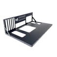 thumbnail image 3 of Caja de PC de chasis abierto, negra, profesional, robusta, de cuerpo ancho con orificio para enrutamiento de cables, accesorios resistentes., 3 of 9