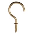 thumbnail image 1 of Hardware Essentials 1 1/4" Brass Cup Hook, 1 of 2