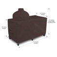 thumbnail image 2 of Covers & All Big Egg Grill Cover, 12 Oz Waterproof UV & Weather Resistant, PVC Coated Outdoor Cover with Air Vents & Drawstrings (72" L x 36" D x 52" H, Coffee), 2 of 7